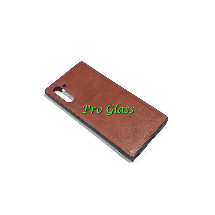 C115 Samsung NOTE 10 / NOTE 10 PLUS / NOTE 10 LITE Premium Leather Silicone Case / Casing Kulit