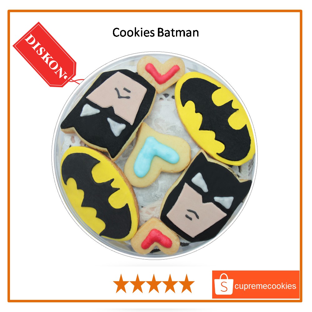 

Kue Kering Karakter Cookies Batman | Cupreme Cookies