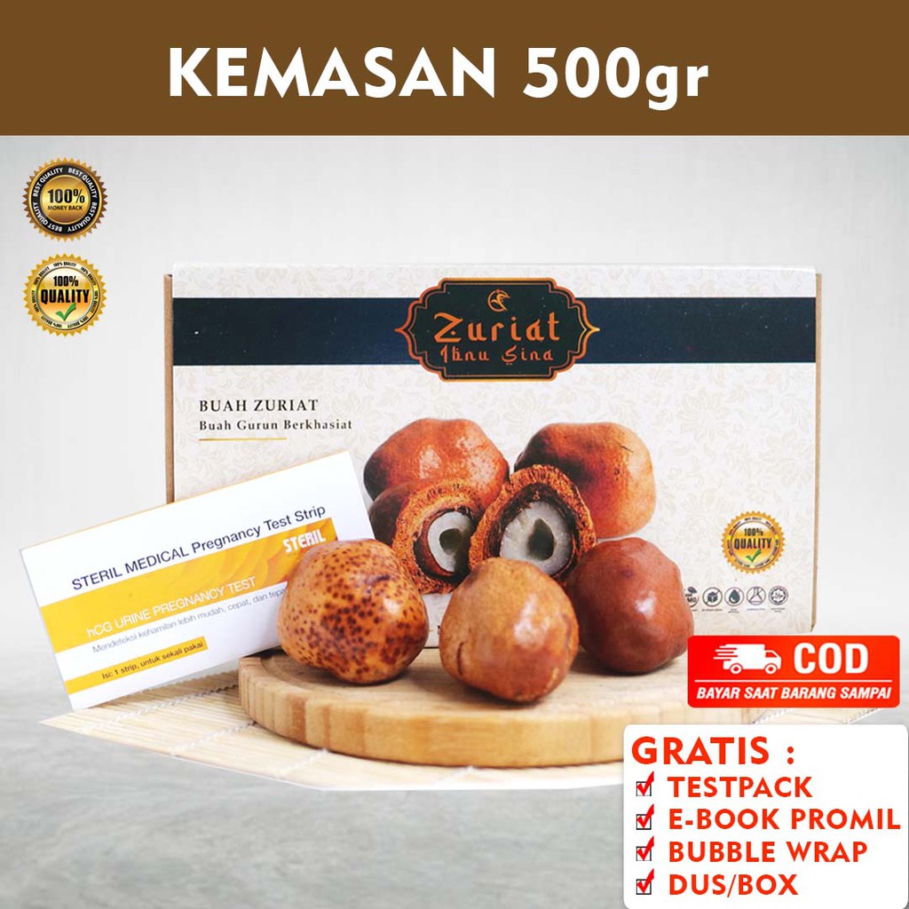 (TERLARIS) BUAH ZURIAT, ZURIAT PROMIL ORIGINAL IBNU SINA 500Gr