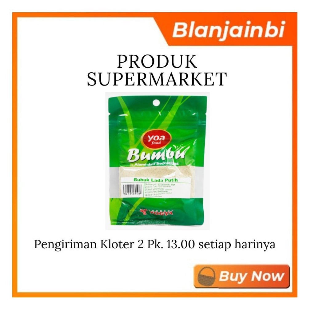 

Yoa Bubuk Lada Putih