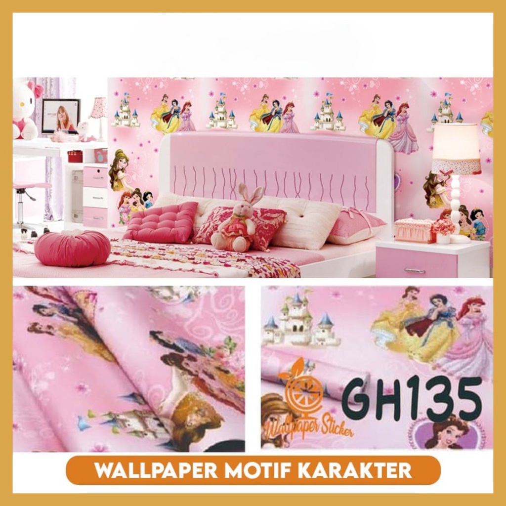 Wallpaper Dinding 9 Meter Murah Stiker Dinding Motif Karakter Wallpaper 3D Motif Kartun Premium Quality Size