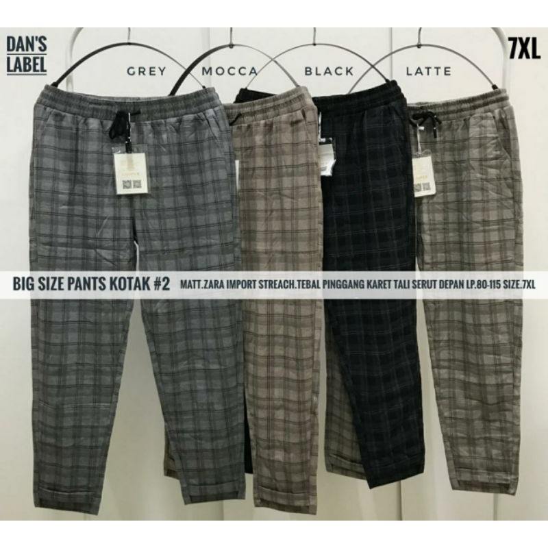 BIG SIZE PANTS KOTAK #2 by DANS LABEL 260820