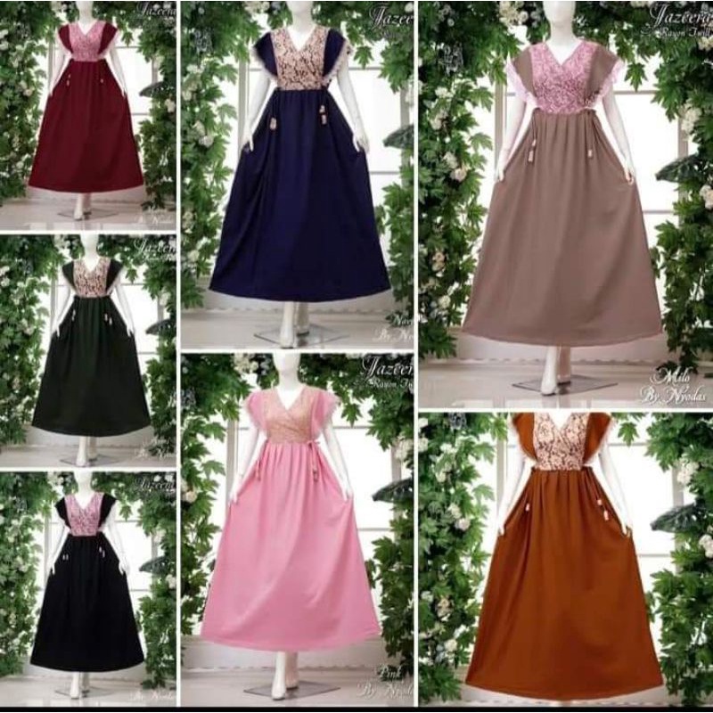 ready COD medan jazeera polos by nyodas warna black lilac