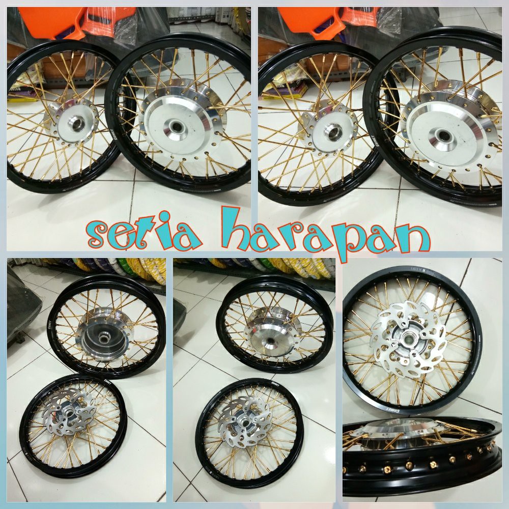 velg jari tromol ring 14. paketan mio. mio j.  fino. nouvo. fino