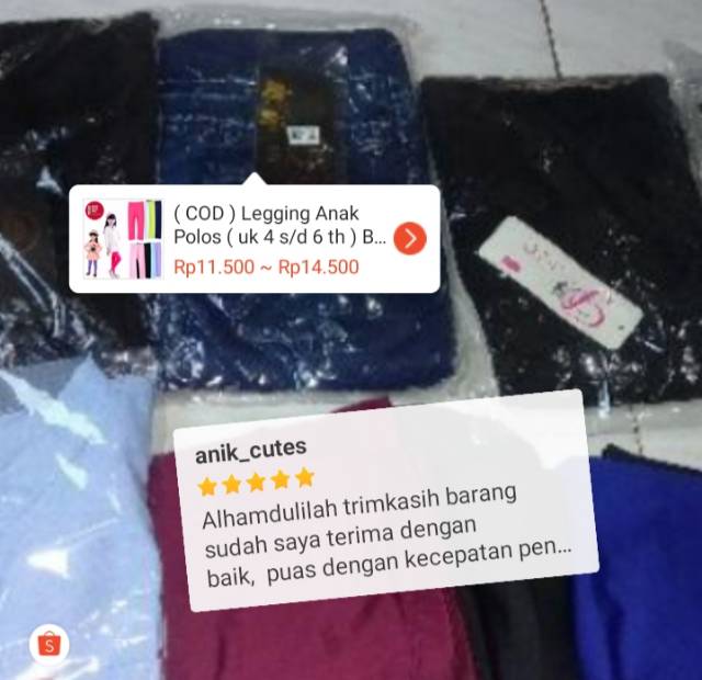 Legging Anak Polos  uk 4 s/d 6 th  BISA PILIH WARNA