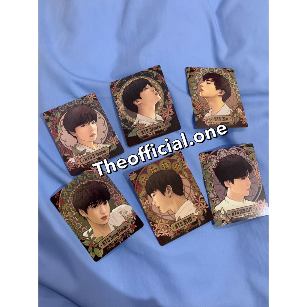 BTS X COLD BREW COFFEE OFFICIAL PHOTOCARD (BACA DESC)