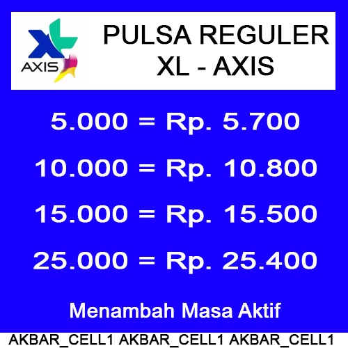 Pulsa Xl Axis 5000 10000 15000 25000