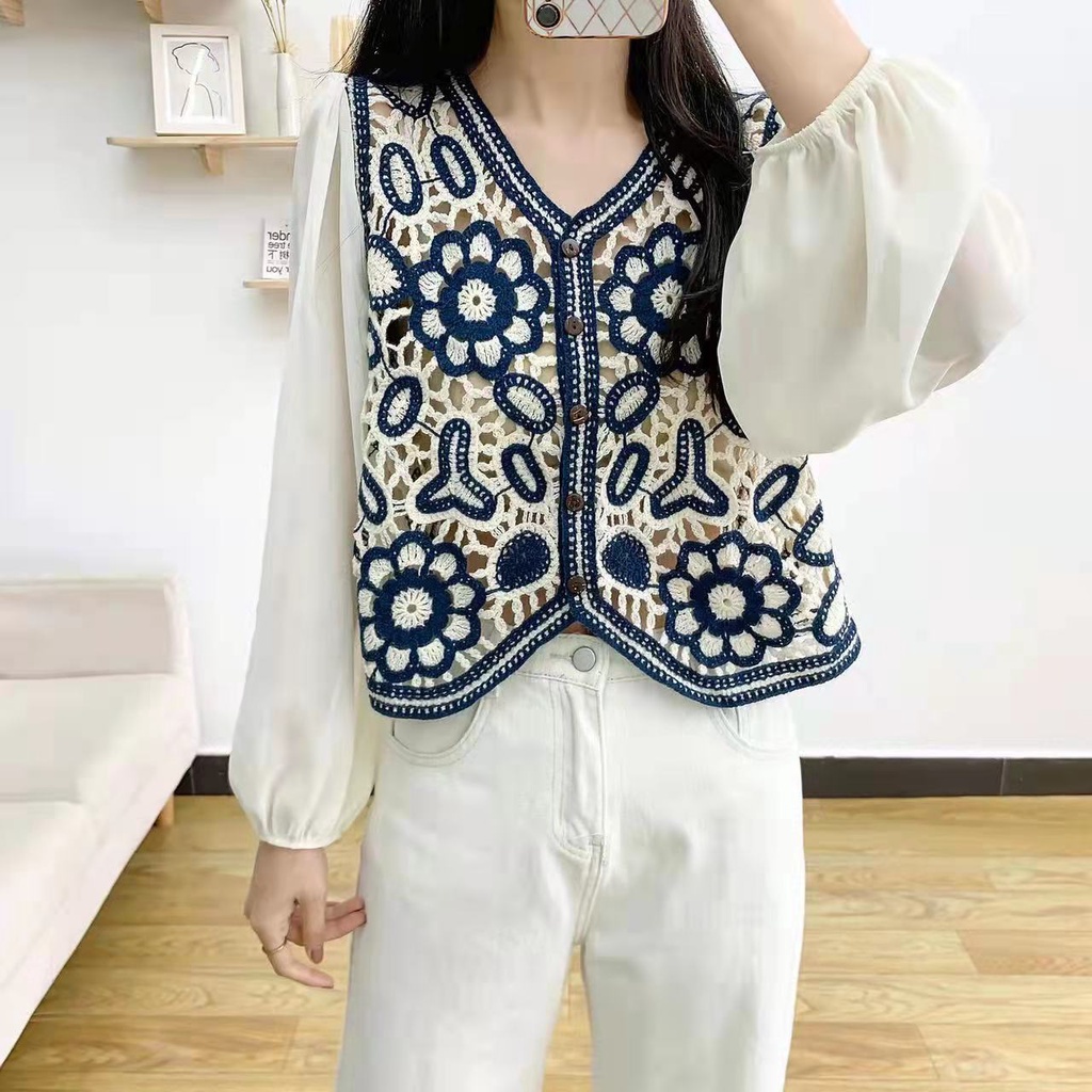 TM 68110 Cardigan Lorisa crochet import