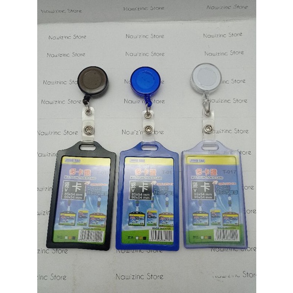 

GANTUNGAN ID CARD YOYO TRANSPARAN DENGAN TEMPAT ID RUBER DUA KARTU T017