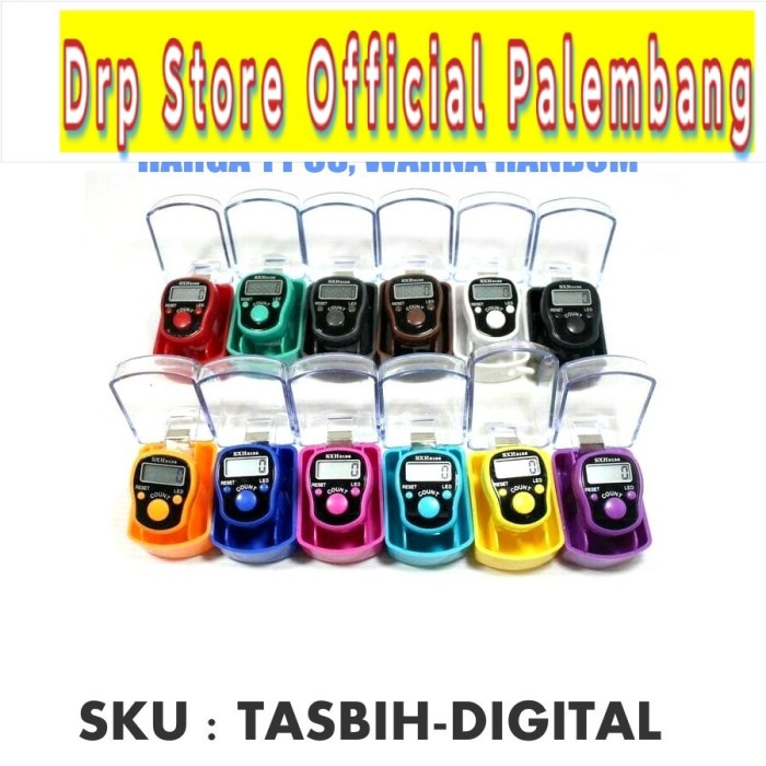 Tasbih LED Digital Mini Finger Counter Penghitung Digital Taly