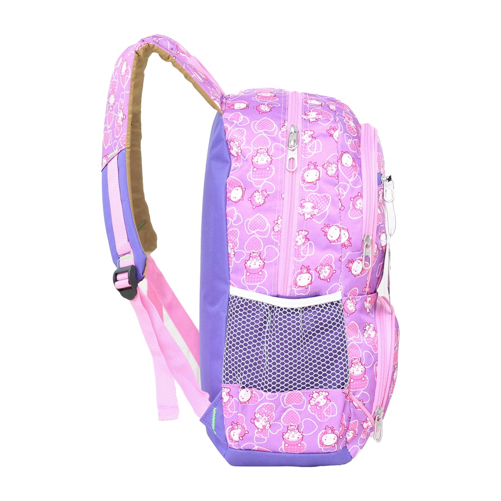 Tas Ransel Anak Perempuan Karakter Cahaya Melody Fashion Anak Tas Ungu Pink Cantik Ransel Anak SD Tas Ransel Perempuan Backpack Anak Cewek Hello Kitty Bonus Tempat Pensil Raincover Tas Ngaji Piknik Les TPA TPQ Muat LKS Buku Tema Buku Paket