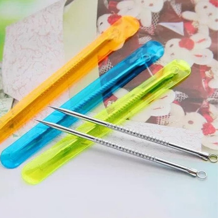 Jarum Komedo - Pembersih Komedo Capitan Komedo Pembersih Hidung Pinset