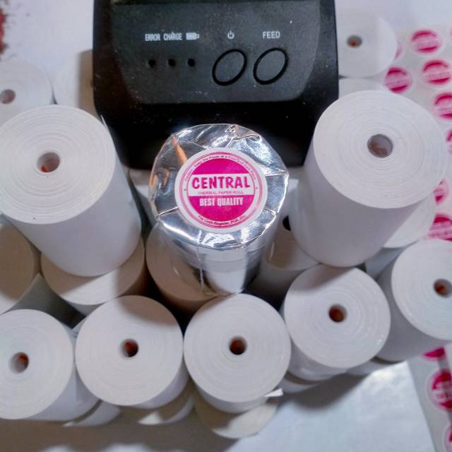 

kertas thermal polos 57x38 coreless untuk semua mesin EDC