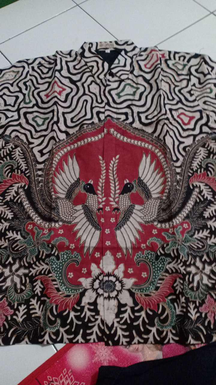 Baju Batik Lengan Panjang Pria Slim Fit Modern Kemeja Batik Furing Jawa Solo Premium Slimfit Pcw022