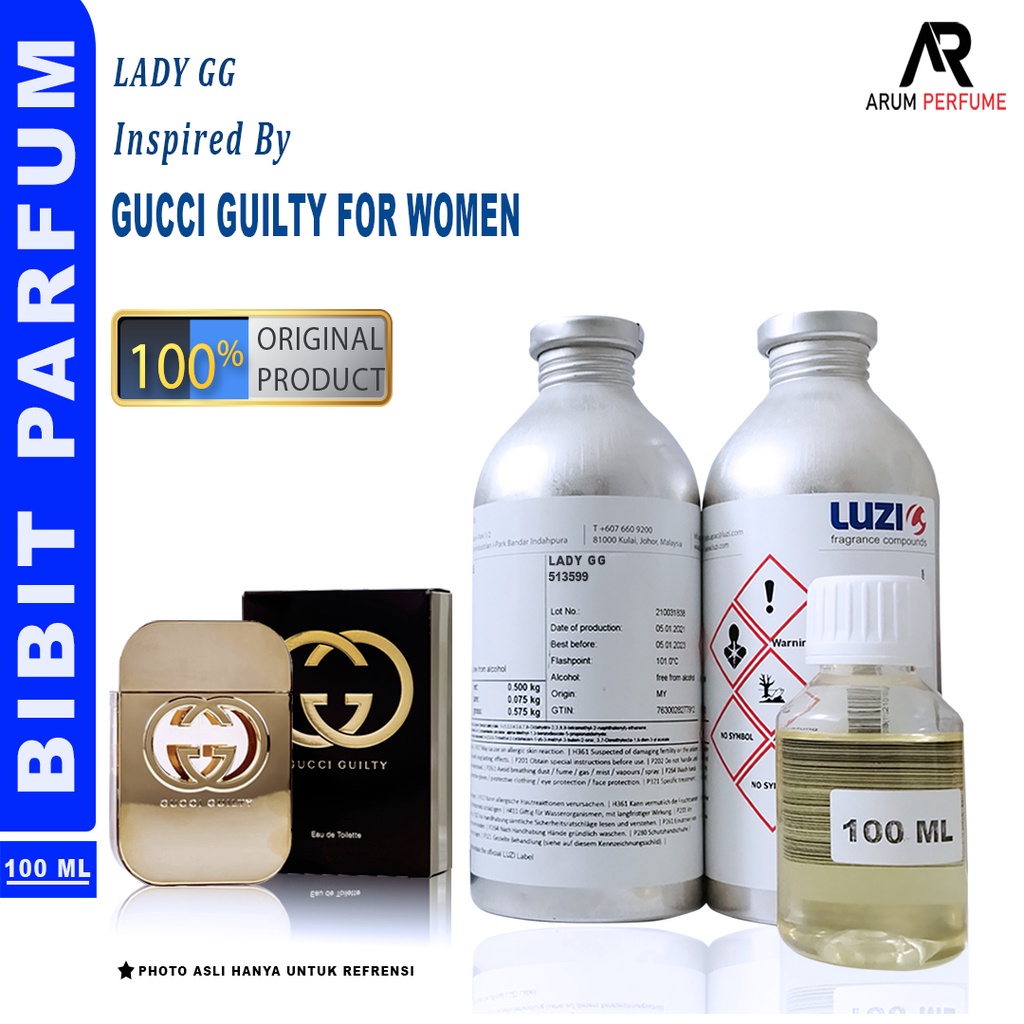 Jual Bibit Parfum Luzi Guc*i Guilty Women 100 Ml Super Murah 100% ...