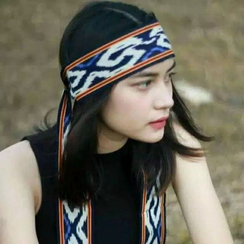 Tenun scarf ikat kepala etnik 7.7 dayak toraja lombok RANDOM pilihan acak