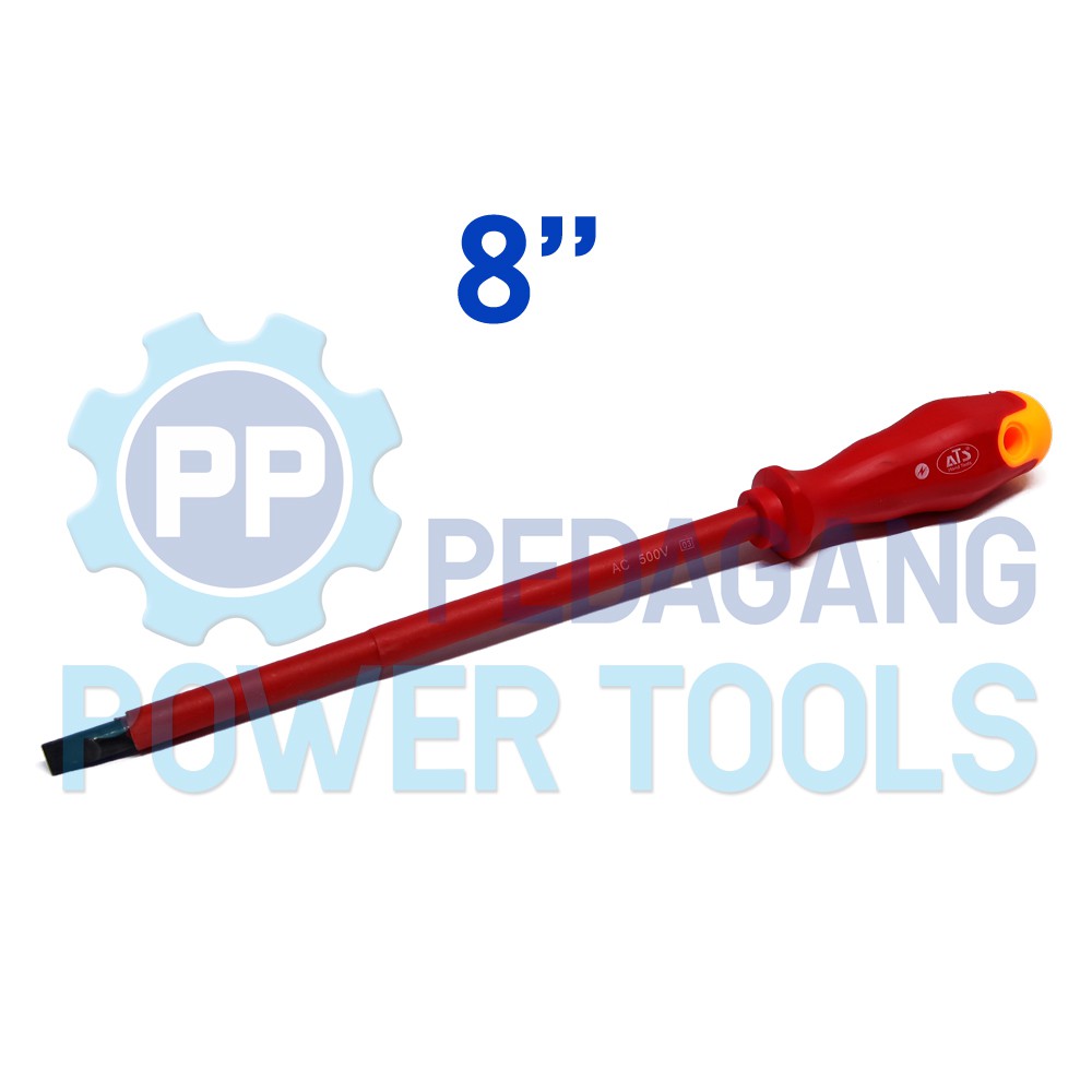 ATS OBENG LISTRIK AC 8 INCH MINUS GAGANG KARET ELECTRIC SCREWDRIVER