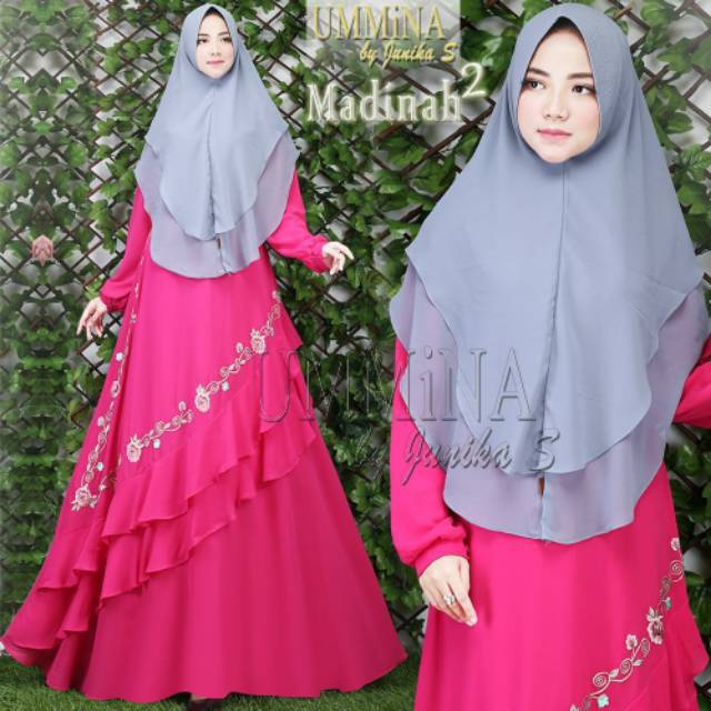 GAMIS SYARI MADINAH 2 BRAND UMMINA by JUNIKA S