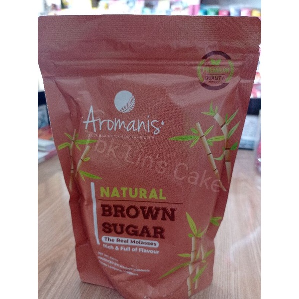

Aromanis nat brown sugar 250gr