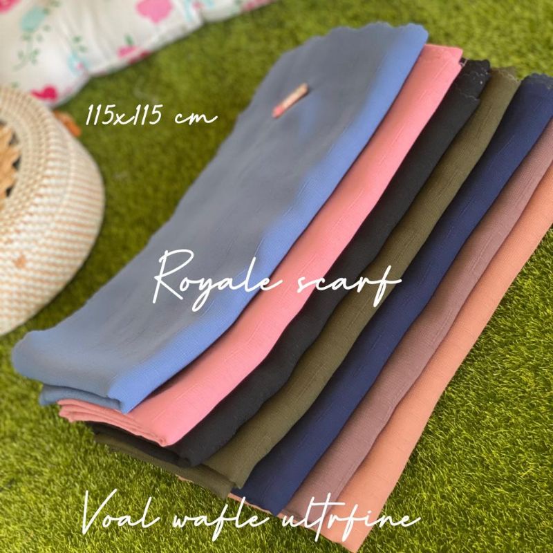 Hijab voal sandrina segiempat sahara by Royale scarf