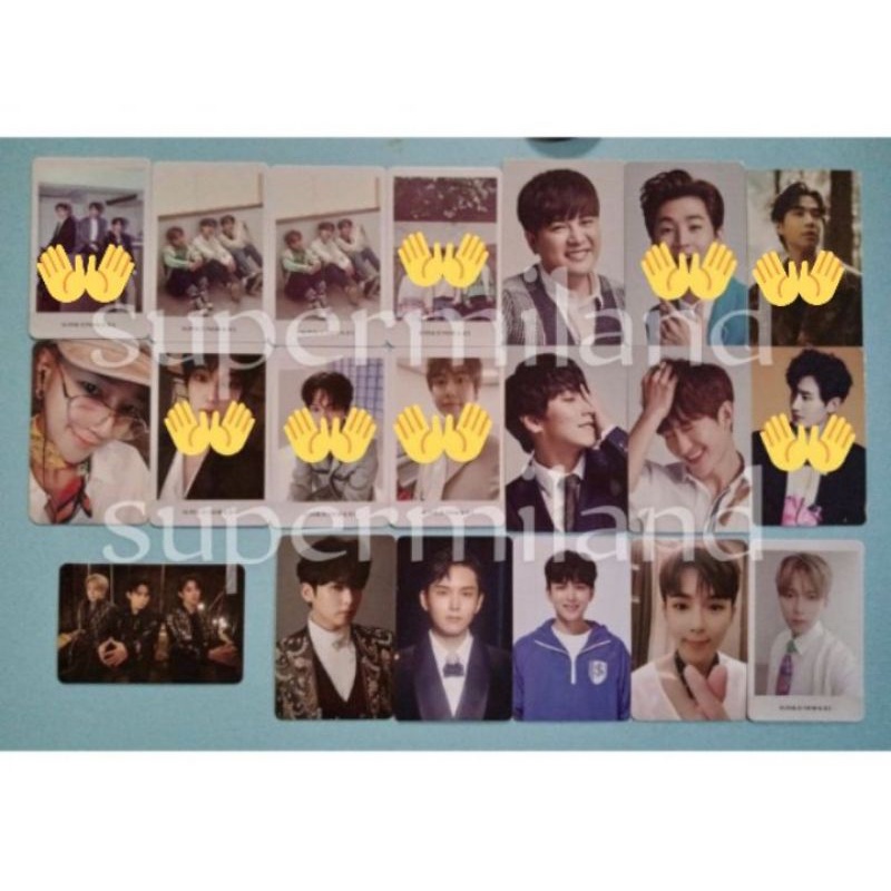 PC photocard Super Junior Ryeowook Yesung Zhoumi Henry Shindong Sungmin