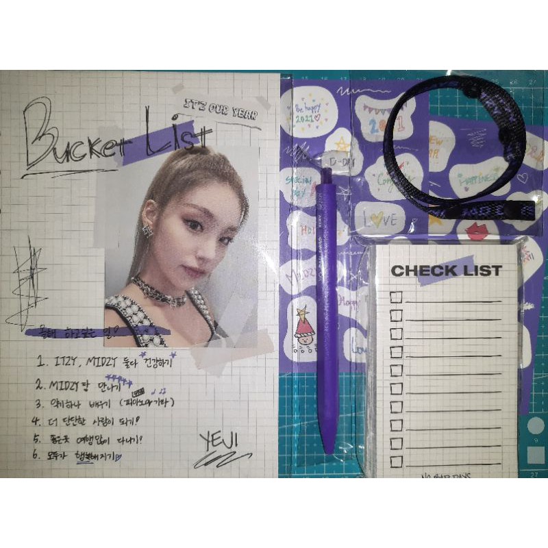 Itzy No Bad Days Kit tanpa Member set