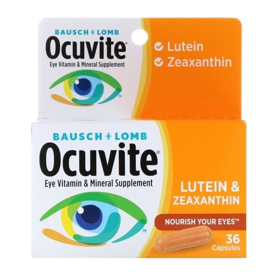 Baush Lomb Ocuvite Lutein &amp; Zeaxanthin 36 Caps #1 Vit Mata ORIUSA