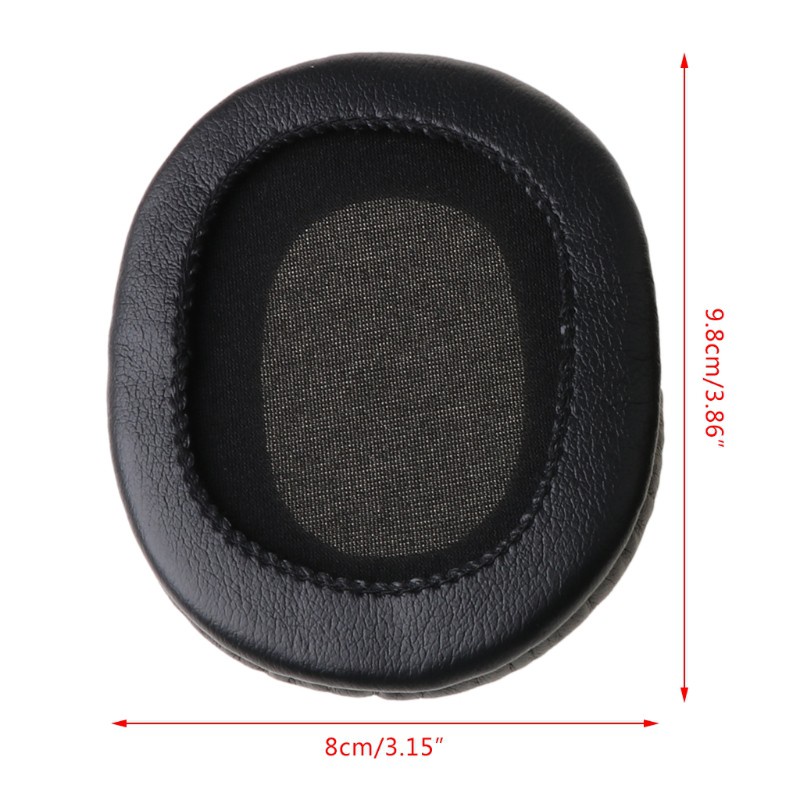 btsg 2PCS Earphone Ear Pad Earpads Sponge Cover Soft Foam Cushion Replacement for ATH-M40X ATH-M50X Professional Studio Heaphone