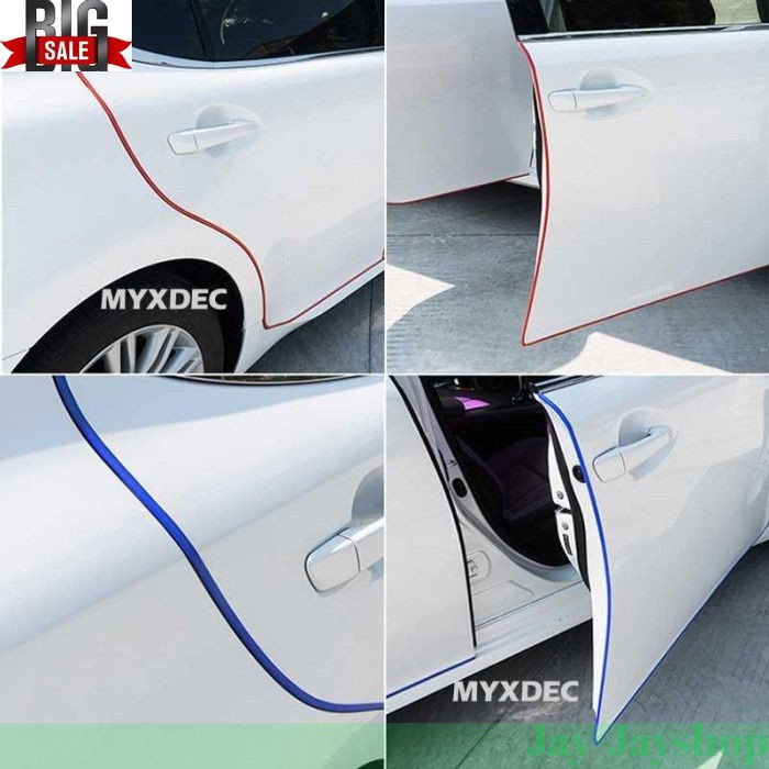 Rubber Strip Dekorasi Pintu Mobil Anti Collision 5M PROMO