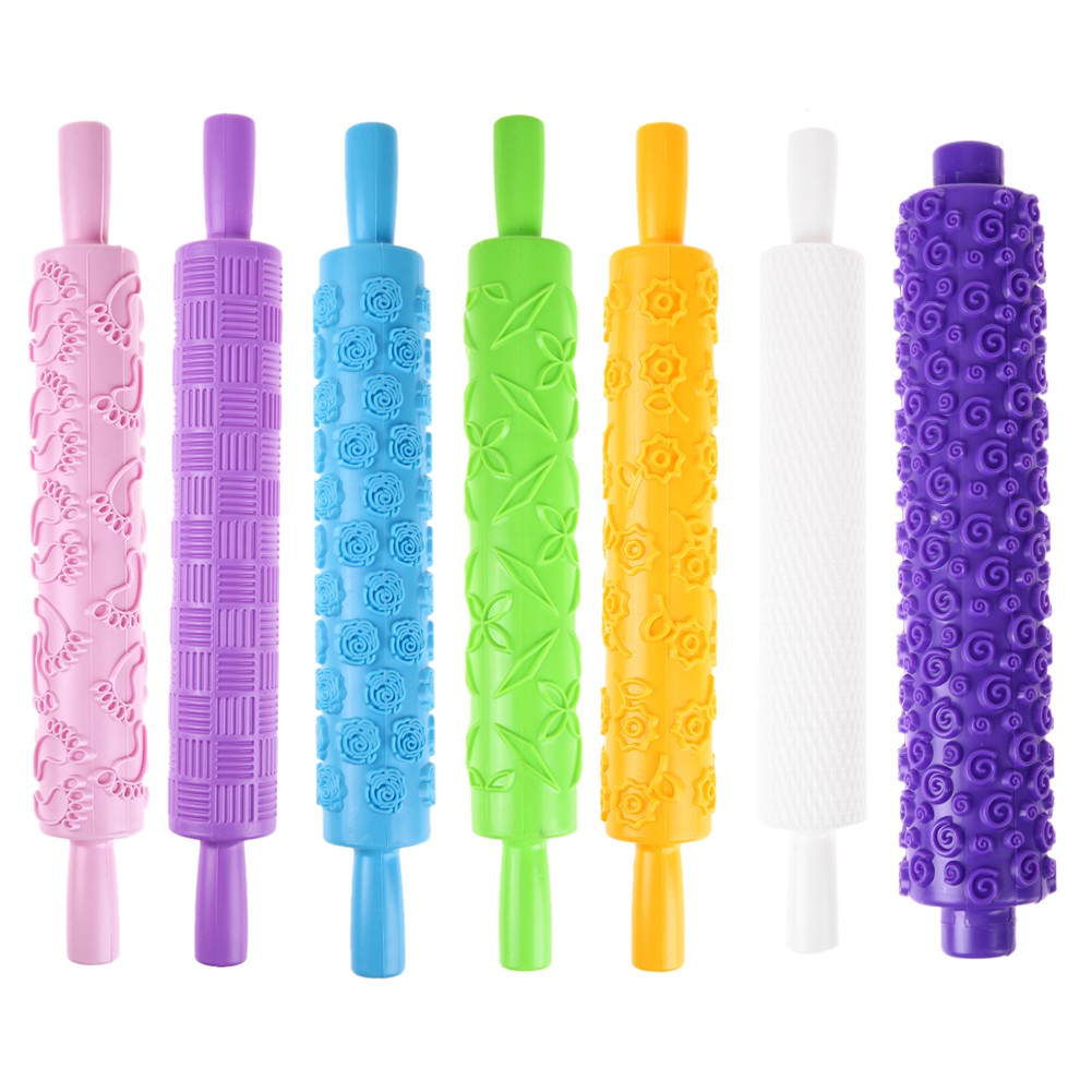 Hi Fashion Rolling Pin Different Patterns Baking Tools Fondant