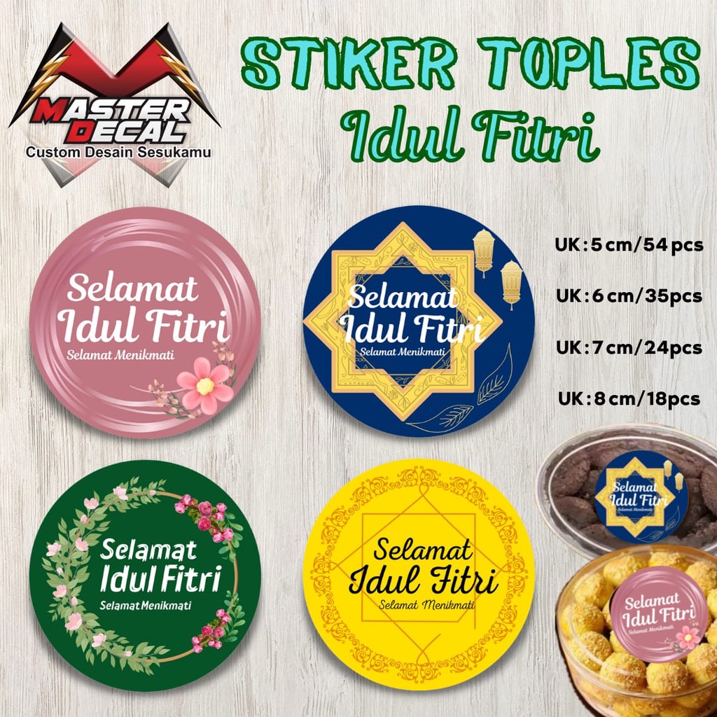 

Stiker Tolpes Idul Fitri Die Cut 1 Biji