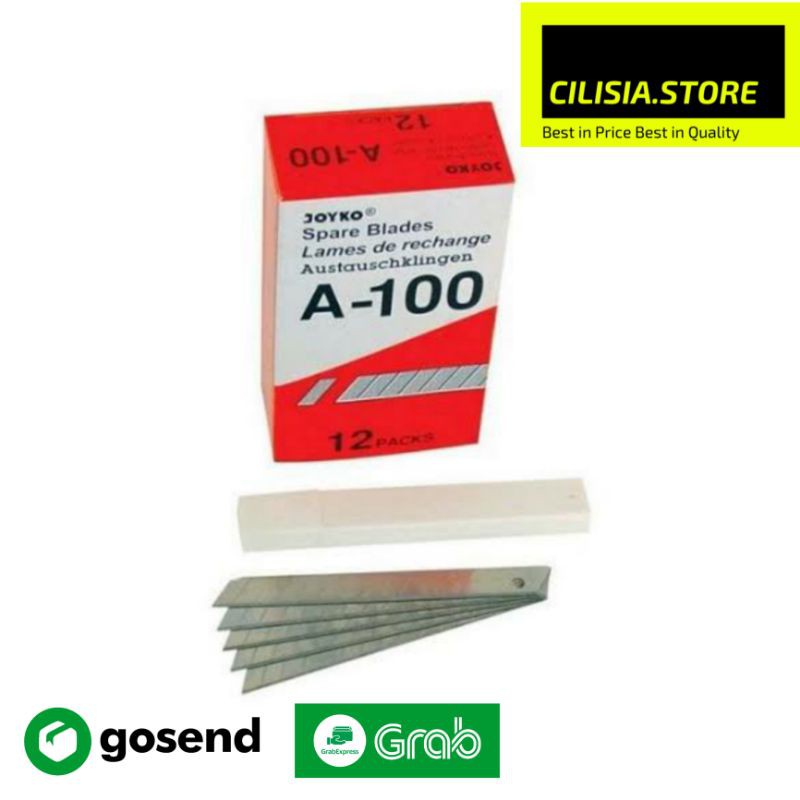 

Isi Pisau Cutter Kecil Kenko A100 Refill Isi 5 Pisau Tube