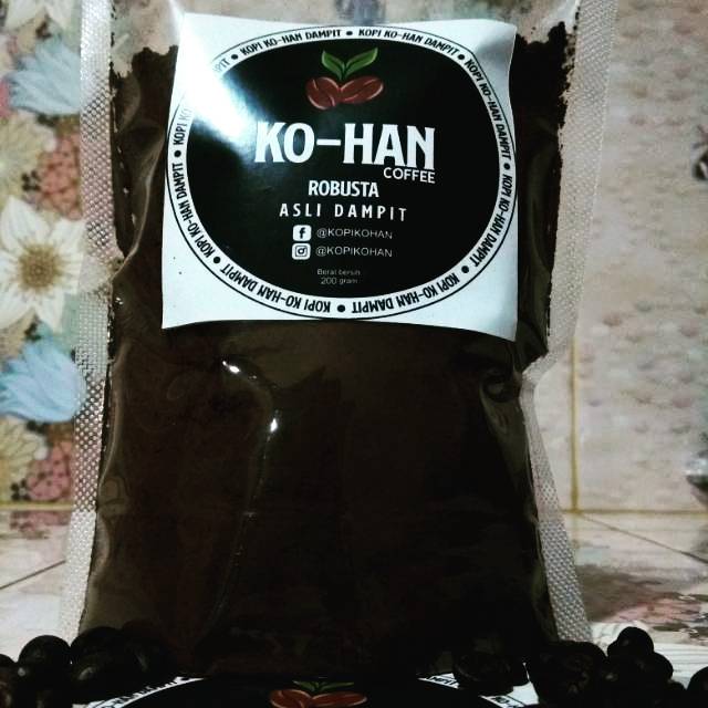 

Kopi Robusta Dampit KOHAN Grade Premium 200gr - Bubuk