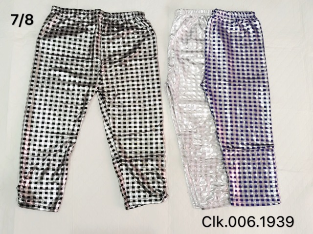 Celana legging panjang 7/8 anak perempuan 8-10th