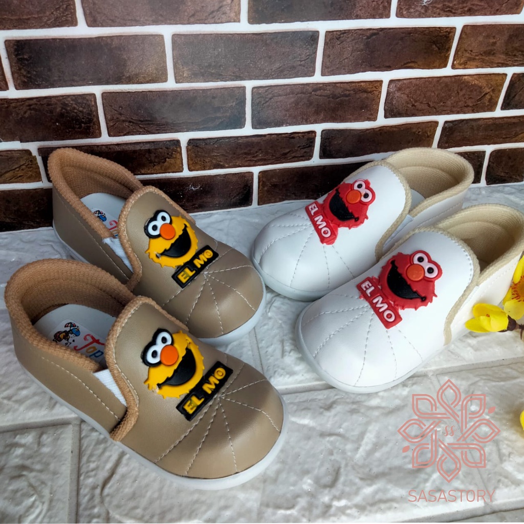 SEPATU ANAK SNEAKER ELMO BUNYI UNTUK USIA 1 2 TAHUN CA43