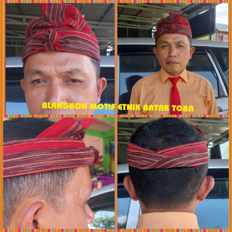Blangkon Topi Peci Etnik Sortali Penari Batak Motif Terbaru