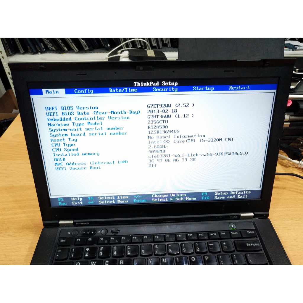 Sale! LenovoThinkpad T430s i5 Gen 3 / 4GB DDR3 / SSD 128 GB / Garansi / Mulus - 14 Inch