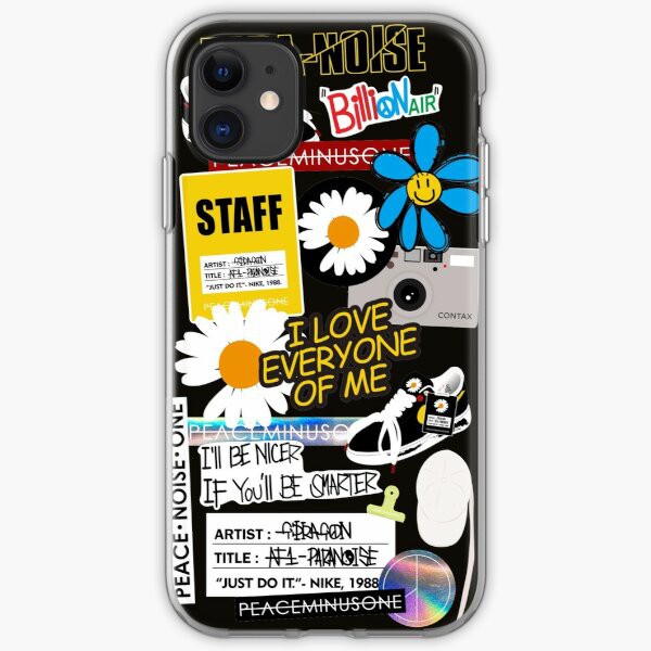 PEACEMINUSONE STUFF Casing iphone XS MAX 12 11 8 Plus Pro case