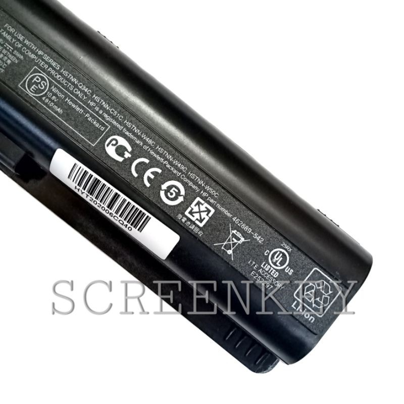 ORIGINAL Baterai Laptop HP Compaq Presario CQ40 CQ41 CQ45 CQ50 CQ60 CQ70 Pavilion DV4 DV5 DV6 EV06