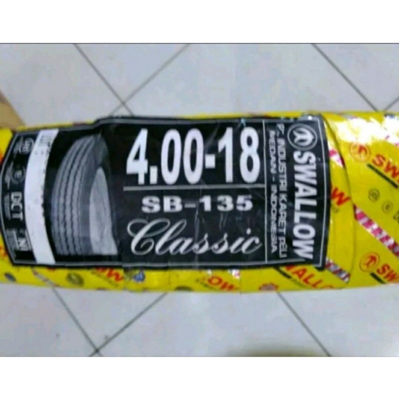 Ban luar  400 - 18 Classic Klasik Swallow SB 135 - Swallow SB 135 - 400 - 18