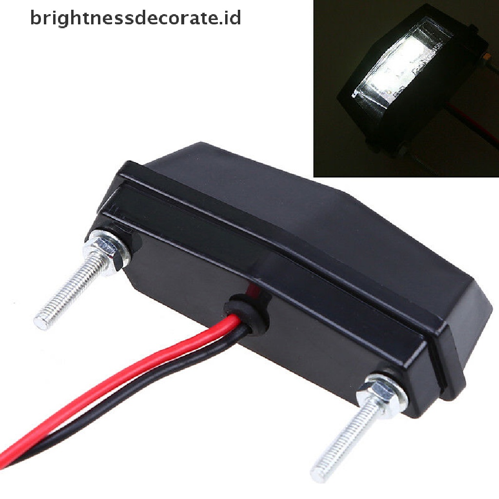 (Birth) Lampu Plat Nomor Belakang Motor 3-led Mini