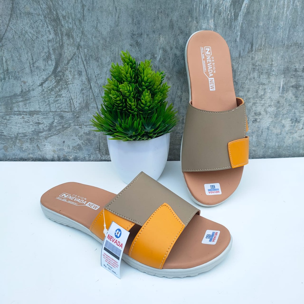 Sendal Selop Wanita Flat Sandal Selop Tinggi Sandal Slop Wanita Terbaru