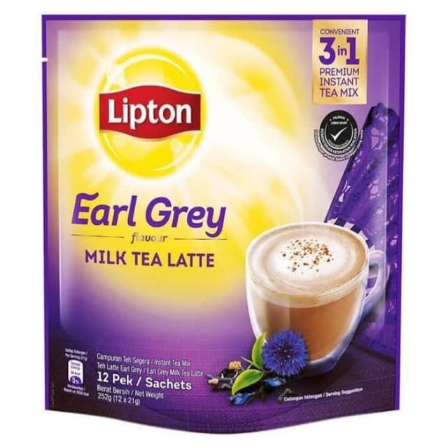 

Lipton teh tarik milk tea latte instant original halia jahe earlgrey