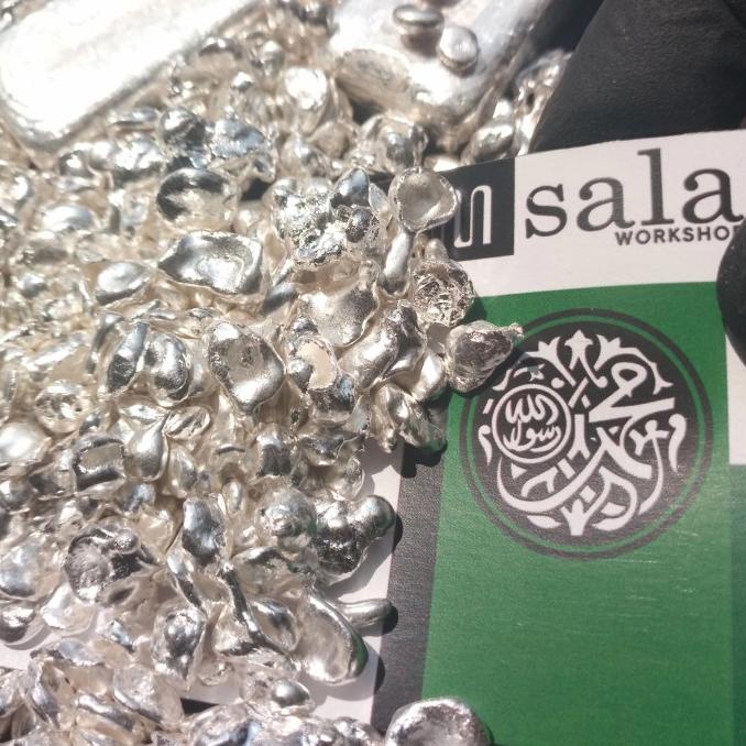 Perak Granule Murni 9995 Bar Antam Legor Nadir Pamp 99,95% Perhiasan