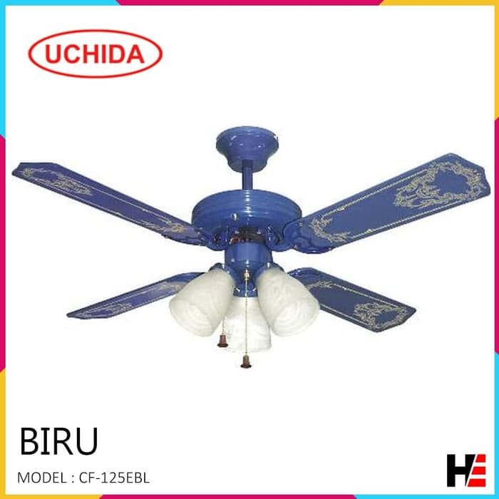 Kipas Angin gantung 42 inch / Ceiling Fan Uchida CF-125EBL