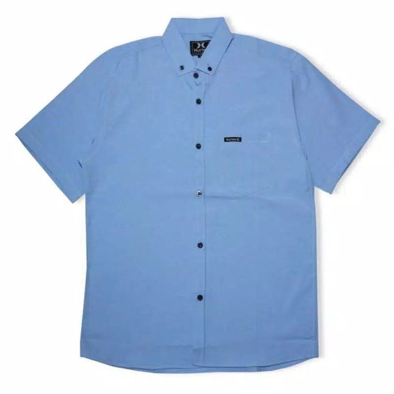 Kemeja Lengan Pendek /Kemeja Polos / Kemeja Slimfit / Kemeja Casual Pe
