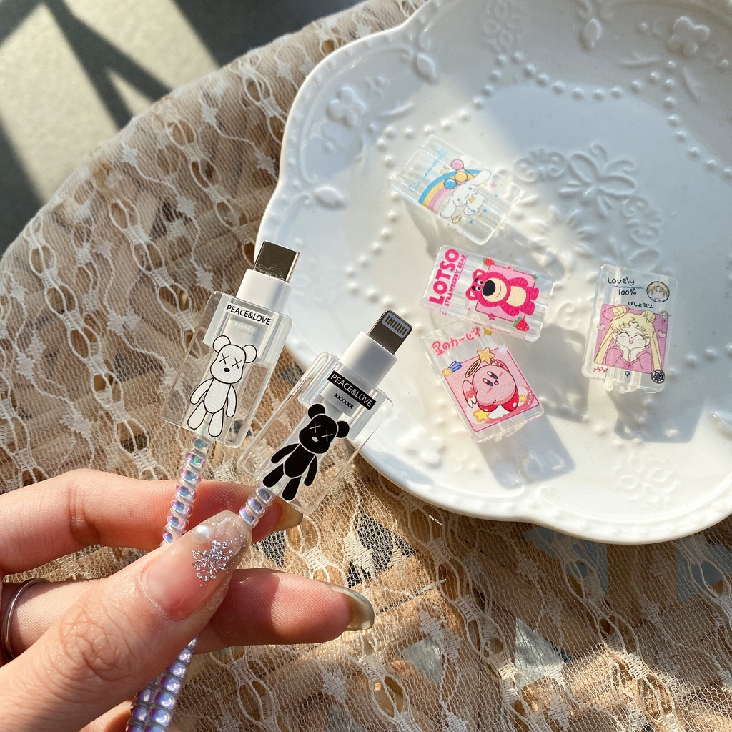 Disney Pelindung Kabel Data / Charger Usb Untuk iPhone / Android