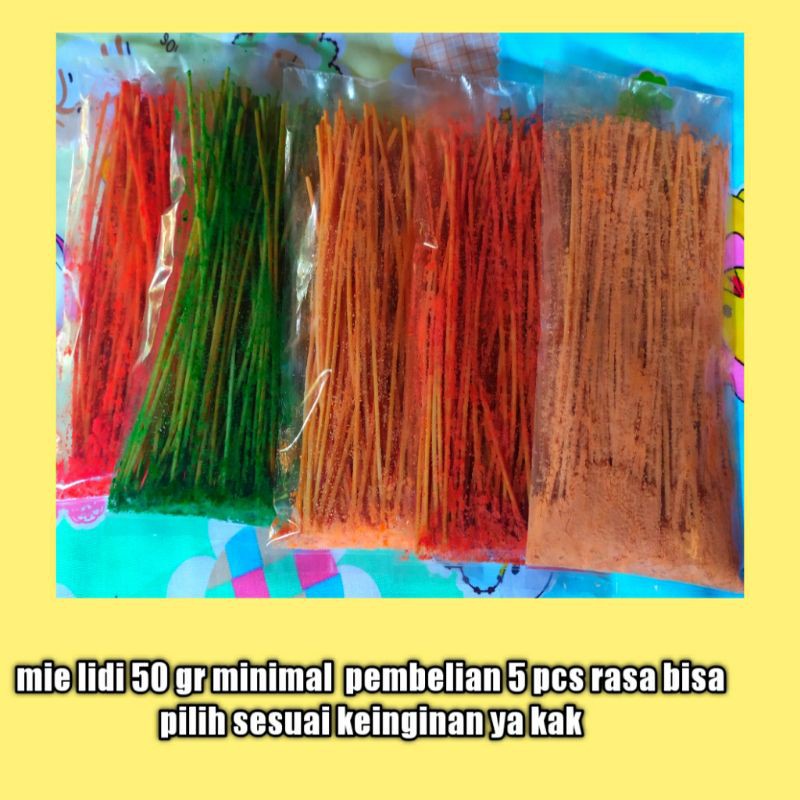 

Mie Lidi rasa bumbu kering 50 gr