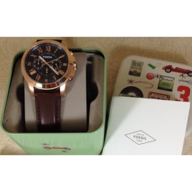 Fossil FS5068  brown rosegold 45mm Original