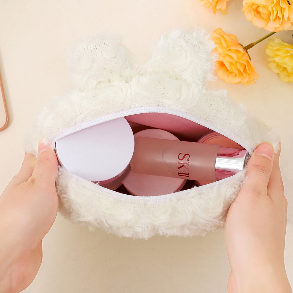kosmetik pouch bear rabbit tu054 dompet serbaguna makeup aksesoris milkjoy